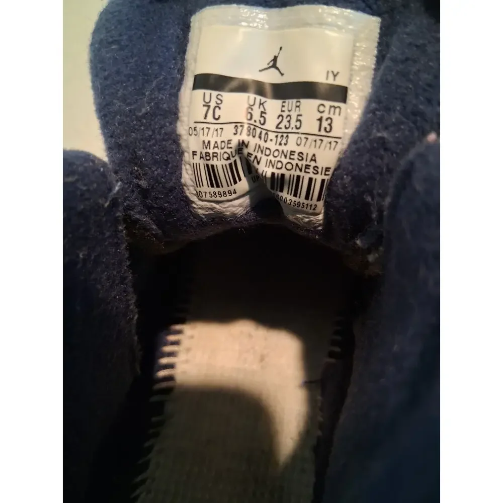 Nike Air Jordan 11 Retro TD Win Like 82 Midnight Navy White Size 7C Baby